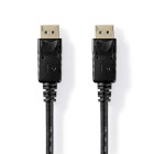 CCGL37011BK20 Displayport-kabel | displayport male | displayport male | vernikkeld | 2.00 m | rond | pvc | label