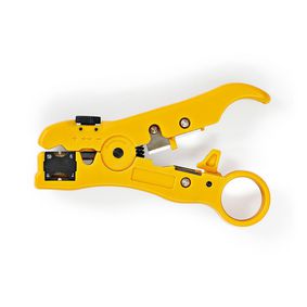 CSGG49520YE Kabelstriptang | stripping tool | abs / staal | geel / zwart