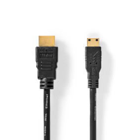 CVGL34500BK15 High speed ​​hdmi™-kabel met ethernet | hdmi™ connector | hdmi™ mini-c