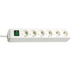 1159520015 Eco-line 6-voudige stekkerdoos (verdeeldoos met schakelaar en 1,50 m kabel) type f