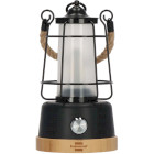 1171800 Oplaadbare campinglamp cal 1 met henneptouw en bamboevoet (370 lm, ip44, brandtijd tot 75h, dimbaar,