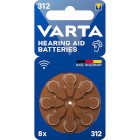 24607101418 Hoortoestel batterijen type 312 8-blister