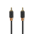 CABW24170AT20 Digitale audiokabel | rca male | rca male | verguld | 2.00 m | rond | pvc | antraciet | doos