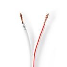 CAGW2500WT1000 Speaker-kabel | 2 x 2.50 mm² | cca | 100.0 m | rond | pvc | wit | folieverpakking