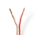 CAGW4000TR150 Speaker-kabel | 2 x 4.00 mm² | cca | 15.0 m | rond | pvc | transparant | folieverpakking