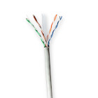 CCBG8520GY100S Netwerk kabel rol | cat6 | solid | u/utp | cca | 100.0 m | binnenshuis | rond | pvc | grijs | gift b