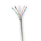 CCBG8520GY100 Netwerk kabel rol | cat6 | stranded | u/utp | cca | 100.0 m | binnenshuis | rond | pvc | grijs | gif