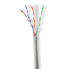 CCBG8520GY305 Netwerk kabel rol | cat6 | stranded | u/utp | cca | 305.0 m | binnenshuis | rond | pvc | grijs | tre