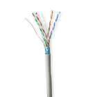 CCBG8522GY100S Netwerk kabel rol | cat6 | solid | f/utp | cca | 100.0 m | binnenshuis | rond | pvc | grijs | gift b