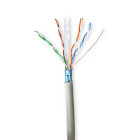 CCBG8522GY100 Netwerk kabel rol | cat6 | stranded | f/utp | cca | 100.0 m | binnenshuis | rond | pvc | grijs | gif