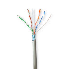 CCBG8522GY50 Netwerk kabel rol | cat6 | stranded | f/utp | cca | 50.0 m | binnenshuis | rond | pvc | grijs | trek