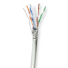 CCBG8524GY100 Netwerk kabel rol | cat6 | stranded | s/ftp | cca | 100.0 m | binnenshuis | rond | pvc | grijs | gif