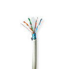 CCBG8526GY100S Netwerk kabel rol | cat6 | solid | f/utp | koper | 100.0 m | binnenshuis | rond | lszh | grijs | gif