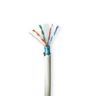 CCBG8526GY100 Netwerk kabel rol | cat6 | stranded | f/utp | koper | 100.0 m | binnenshuis | rond | lszh | grijs | 