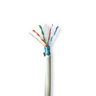 CCBG8526GY305S Netwerk kabel rol | cat6 | solid | f/utp | koper | 305.0 m | binnenshuis | rond | lszh | grijs | tre
