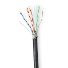 CCBG8598BK305S Netwerk kabel rol | cat6 | solid | s/ftp | koper | 305.0 m | buitenshuis | rond | pe | zwart | trekd