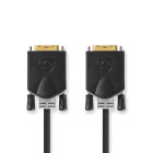 CCBW32000AT30 Dvi-kabel | dvi-d 24+1-pins male | dvi-d 24+1-pins male | 2560x1600 | verguld | 3.00 m | recht | pvc