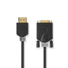 CCBW34800AT20 Hdmi™ kabel | hdmi™ connector | dvi-d 24+1-pins male | 1080p | verguld | 2.00 m | recht 