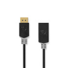 CCBW37150AT02 Displayport-kabel | displayport male | hdmi™ connector | 4k@30hz | verguld | 0.20 m | rond | p