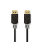 CCBW38010AT20 Displayport-kabel | displayport male | displayport male | 8k@60hz | verguld | 2.00 m | rond | pvc | 