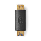 CCBW60900AT Usb-a adapter | usb 3.2 gen 1 | usb-a female | usb-a female | 5 gbps | rond | verguld | antraciet | 