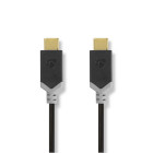 CCBW64700AT20 Usb-kabel | usb 3.2 gen 1 | usb-c™ male | usb-c™ male | 60 w | 4k@60hz | 5 gbps | vergul