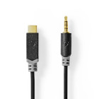 CCBW65950AT10 Usb-c™ adapter | usb 2.0 | usb-c™ male | 3,5 mm male | 1.00 m | rond | verguld | pvc | z