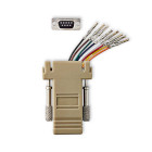 CCGB52820IV Seriële adapter | adapter | d-sub 9-pins female | rj45 female | vernikkeld | ivoor | doos