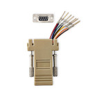 CCGB52821IV Seriële adapter | adapter | d-sub 9-pins male | rj45 female | vernikkeld | ivoor | doos