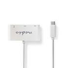 CCGB64760WT02 Usb multi-port adapter | 3-in-1 | usb 3.1 | usb-c™ male | usb-a female / usb-c™ female /