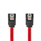 CCGB73050RD05 Sata kabel | 1.5 gbps | sata 7-pins female | sata 7-pins female | vernikkeld | 0.50 m | plat | pvc |