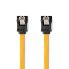 CCGB73250YE10 Sata kabel | 6 gbps | sata 7-pins female | sata 7-pins female | vernikkeld | 1.00 m | plat | pvc | g