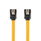 CCGB73250YE10 Sata kabel | 6 gbps | sata 7-pins female | sata 7-pins female | vernikkeld | 1.00 m | plat | pvc | g
