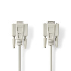 CCGL52010IV30 Seriële kabel | d-sub 9-pins male | d-sub 9-pins female | vernikkeld | 3.00 m | rond | pvc | iv