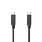 CCGL64750BK10 Usb-kabel | usb 3.2 gen 2x2 | usb-c™ male | usb-c™ male | 240 w | 8k@30hz | 10 gbps | ve