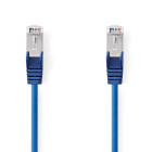 CCGL85121BU100 Cat5e netwerkkabel | sf/utp | rj45 male | rj45 male | 10.0 m | rond | pvc | blauw | label