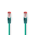 CCGL85221GN025 Cat6 netwerkkabel | rj45 male | rj45 male | s/ftp | 0.25 m | rond | lszh | groen | label