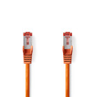 CCGL85221OG20 Cat6 netwerkkabel | rj45 male | rj45 male | s/ftp | 2.00 m | rond | lszh | oranje | label