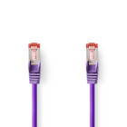 CCGL85221VT05 Cat6 netwerkkabel | rj45 male | rj45 male | s/ftp | 0.50 m | rond | lszh | violet | label