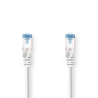 CCGL85330WT025 Cat6a netwerkkabel | s/ftp | rj45 male | rj45 male | 0.25 m | snagless | rond | lszh | wit | label