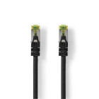 CCGL85420BK30 Cat7 netwerkkabel | s/ftp | rj45 male | rj45 male | 3.00 m | snagless | rond | lszh | zwart | label