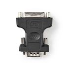 CCGP32901BK Vga-adapter | vga male | dvi-i 24+5-pins female | vernikkeld | recht | abs / metaal | zwart | envelo