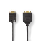 CCGP59120BK02 Vga-kabel | vga male | 2x vga female | verguld | maximale resolutie: 1280x768 | 0.20 m | rond | abs 