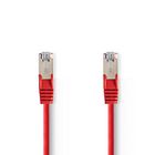 CCGP85121RD100 Cat5e netwerkkabel | sf/utp | rj45 male | rj45 male | 10.0 m | rond | pvc | rood | polybag