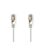 CCGP85121WT10 Cat5e netwerkkabel | sf/utp | rj45 male | rj45 male | 1.00 m | rond | pvc | wit | envelop