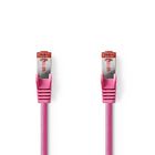 CCGP85221PK75 Cat6 netwerkkabel | rj45 male | rj45 male | s/ftp | 7.50 m | rond | lszh | roze | polybag