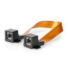 CCGP85901BK03 Nedis cat5e-cable | utp | rj45 (8p8c) female | rj45 (8p8c) female | 0.30 m | flat | pvc | black | po