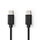 CCGT60700BK20 Usb-kabel | usb 2.0 | usb-c™ male | usb-c™ male | 7.5 w | 480 mbps | vernikkeld | 2.00 m