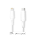 CCGW39650WT10 Lightning kabel | usb 2.0 | apple lightning 8-pins | usb-c™ male | 480 mbps | vernikkeld | 1.0