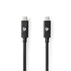 CCGW64750BK10 Usb-kabel | usb 3.2 gen 2 | usb-c™ male | usb-c™ male | 100 w | 4k@60hz | 10 gbps | vern